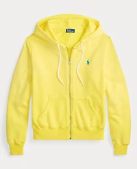 Polo Ralph Lauren Women's Lightweight Fleece Full-Zip Hoodie Sweatshirt