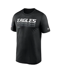 Nike Men's Black Philadelphia Eagles Sideline Legend Performance T-Shirt