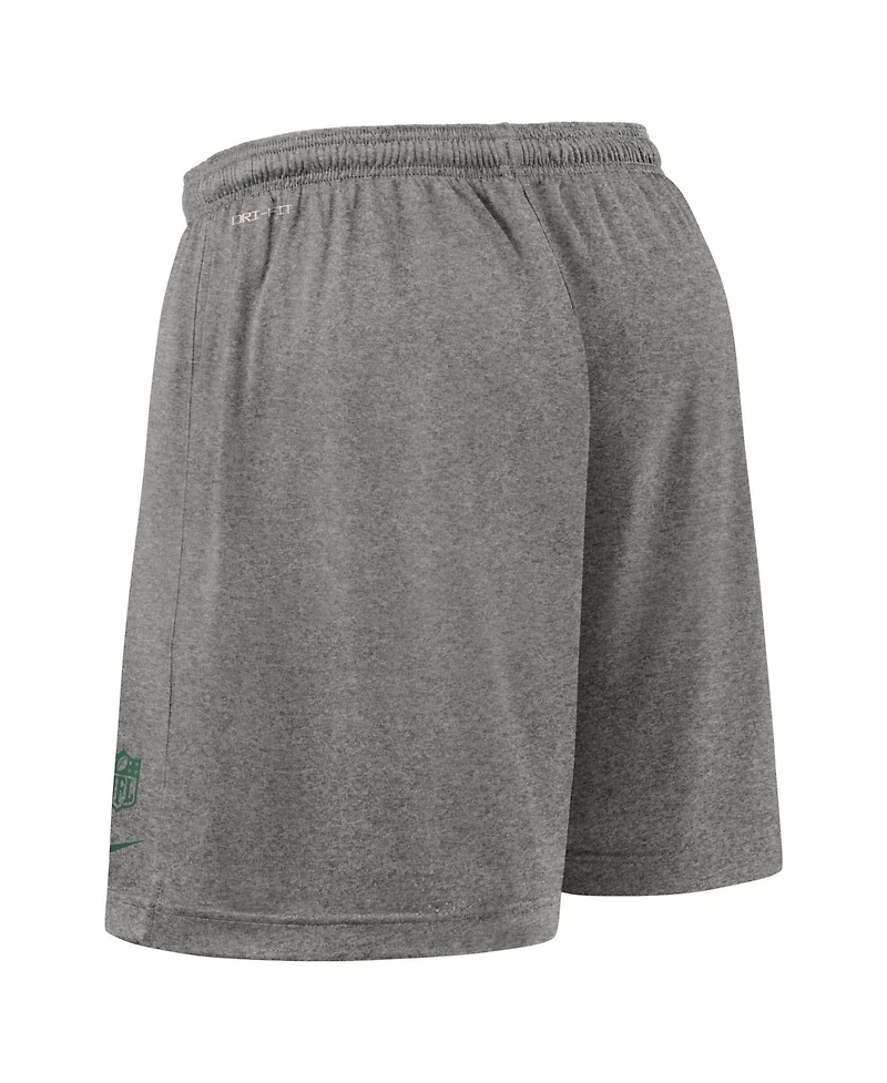 Nike Men's Black New York Jets Sideline Reversible Performance Shorts
