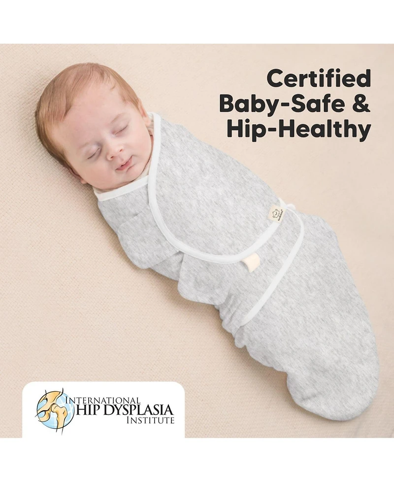 KeaBabies 3pk Soothe Zippy Baby Swaddles 0-6 Months, Newborn Sleep Sacks, Zipper Swaddle, Wearable Swaddle Blanket