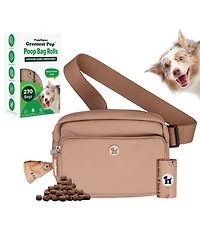 Puppington Walk Star Kit: 3-in-1 Dog Bag plus Matching 270 Refill Poop Bags