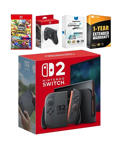 Nintendo Switch 2 Console with Super Mario Party Jamboree, Pro Controller