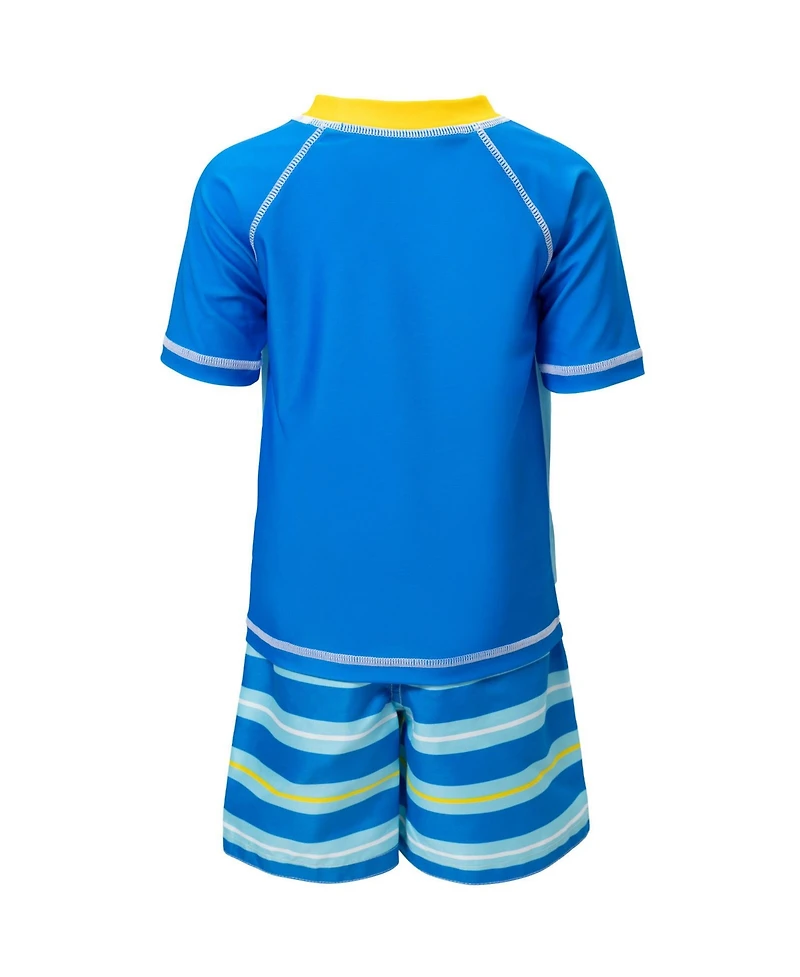 Blue's Clues Baby Boys You! Rash Guard and Swim Trunks Outfit Set