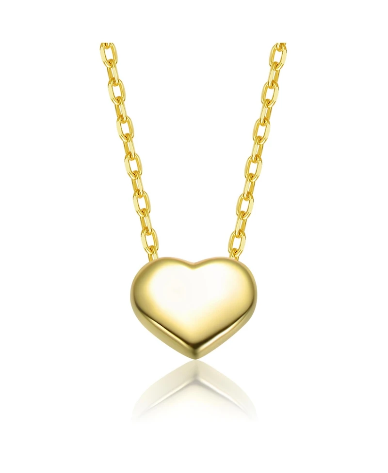 GiGiGirl 14K Gold Plated Heart Pendant Necklace