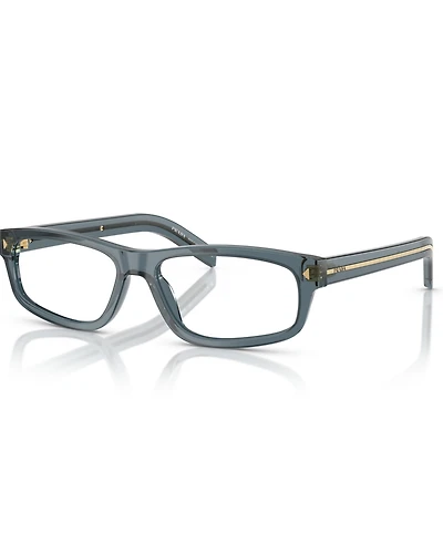 Prada Men's Rectangle Eyeglasses, Pr B02V