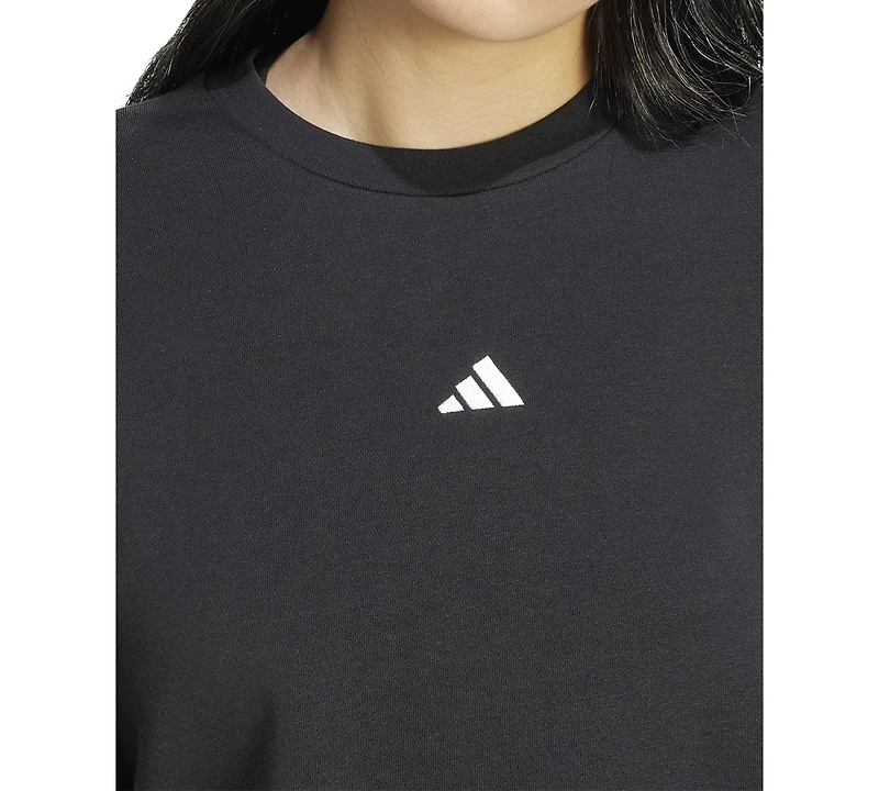 adidas Women's Essentials Crewneck Small-Logo Sweatshirt