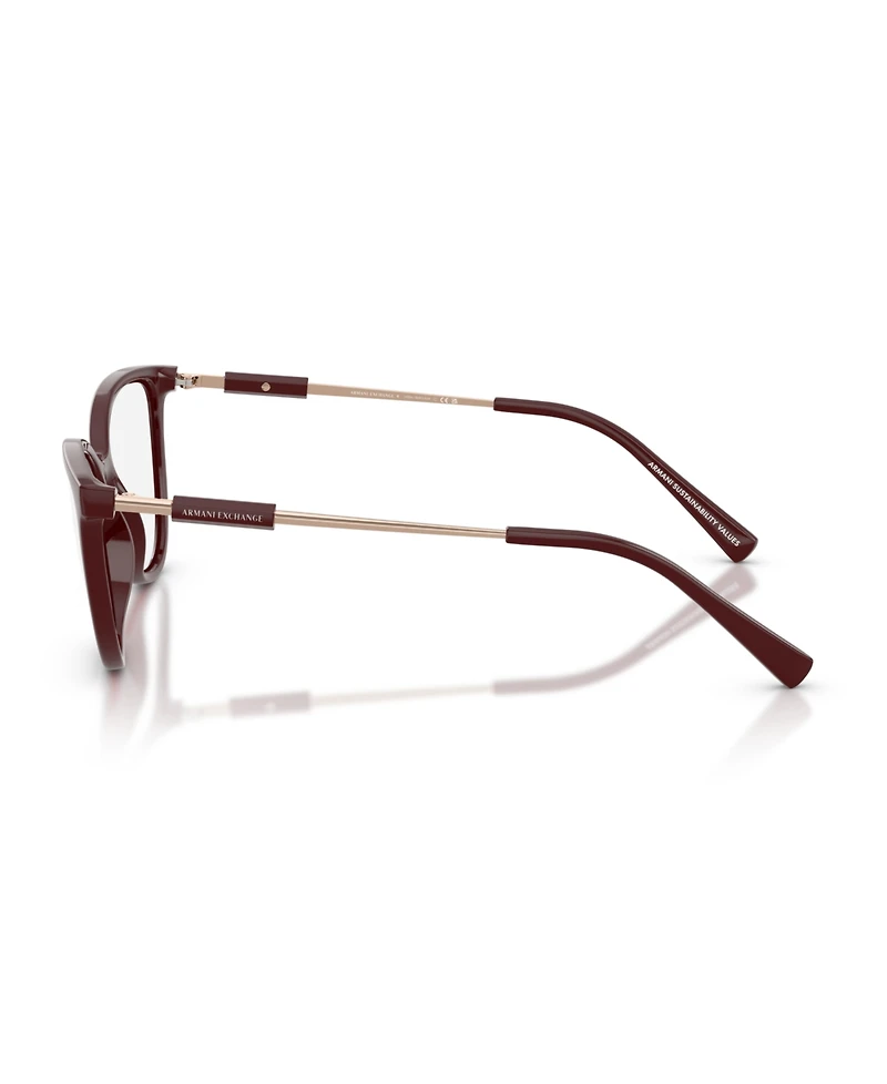 Armani Exchange Women's Cat Eye Eyeglasses, AX3128