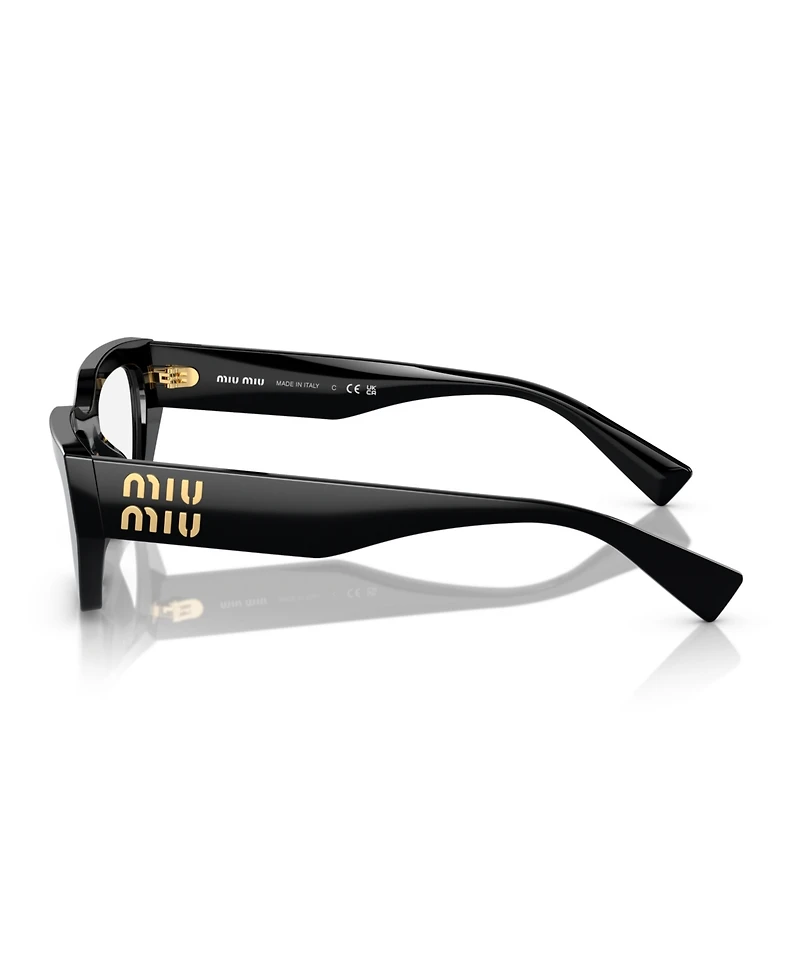 Miu Women's Irregular Eyeglasses, Mu 03XV