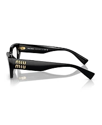 Miu Women's Irregular Eyeglasses, Mu 03XV