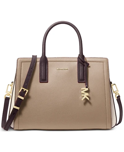 Michael Kors Laila Small Leather Satchel