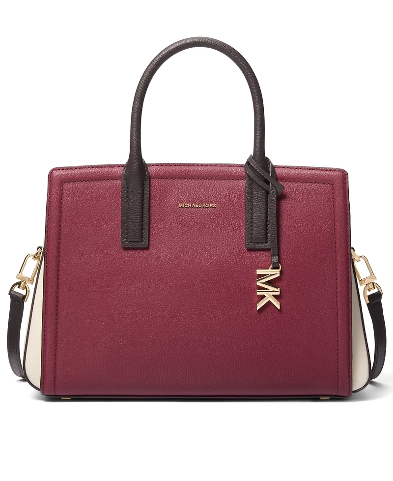 Michael Kors Laila Small Leather Satchel