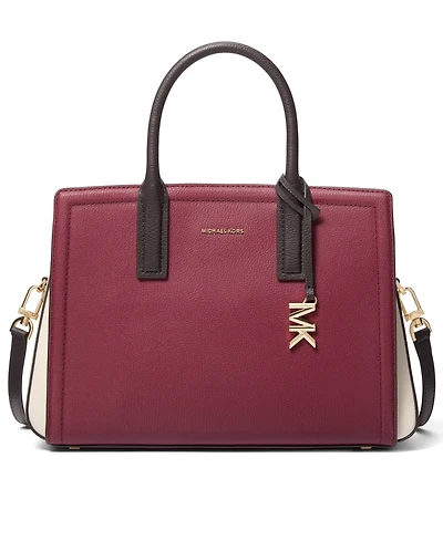 Michael Kors Laila Small Leather Satchel