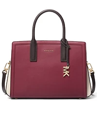 Michael Kors Laila Small Leather Satchel