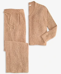 State of Day Women's Chenille Sweater & Pant Set, Xs-3X, Macy's Exclusive