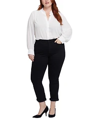 Nydj Plus Sheri Slim Ankle Pull On Jeans