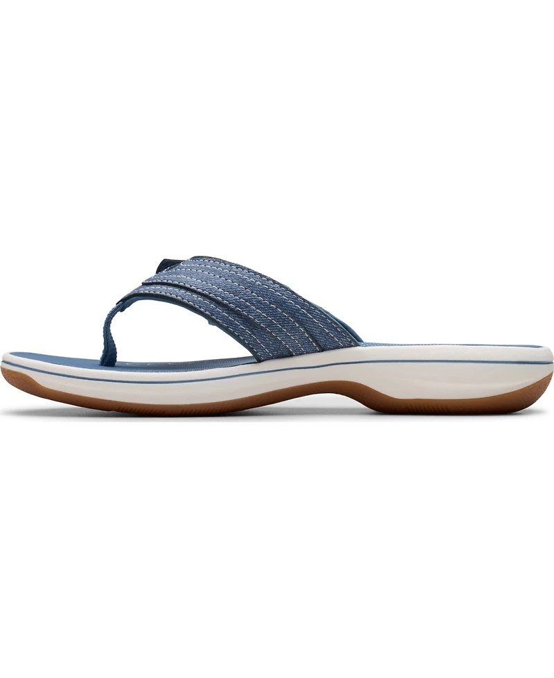 Clarks Women's Cloudsteppers Breeze Dalia Rip Tape Sandals