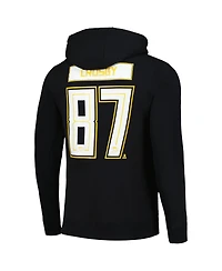 LevelWear Men's Sidney Crosby Black Pittsburgh Penguins Podium Name Number Pullover Hoodie