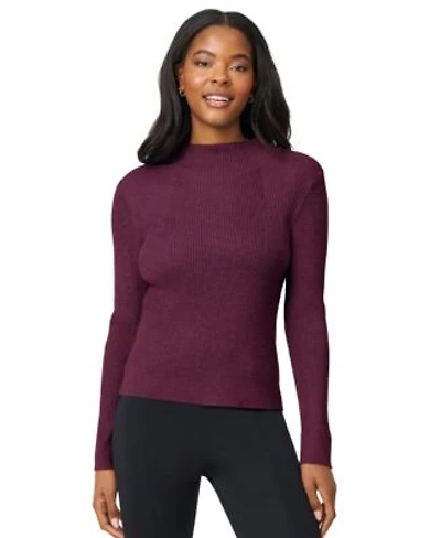 Melissa Paige Womens Mock Neck Rib Knit Sweater Pxs Xl