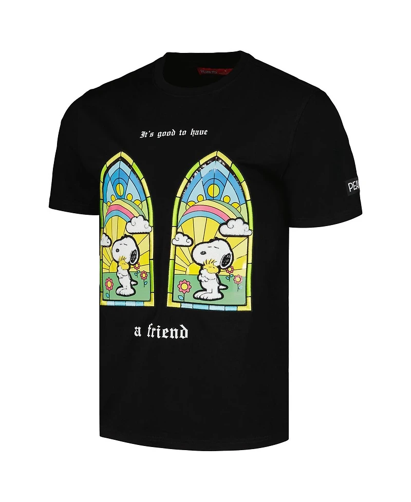 Men's and Women's Freeze Max Peanuts Snoopy A Friend T-shirt