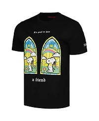 Men's and Women's Freeze Max Peanuts Snoopy A Friend T-shirt