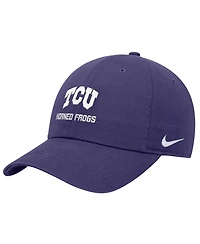 Nike Men's Purple Tcu Horned Frogs 2025 On-Field Club Adjustable Hat