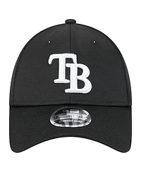 New Era Men's Black Tampa Bay Rays Pivot 9FORTY Adjustable Hat