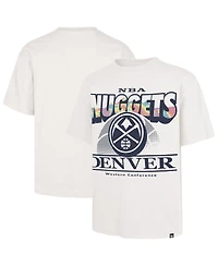 '47 Brand Men's White Denver Nuggets City Edition Shifty Foundation T-Shirt