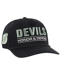 '47 Brand Men's Black New Jersey Devils Oht Military Appreciation Homeland Honor and Defend Hitch Adjustable Hat