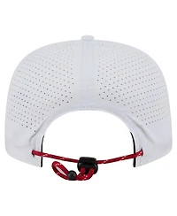 New Era Men's White Philadelphia Phillies Perforated Golfer Snapback Hat