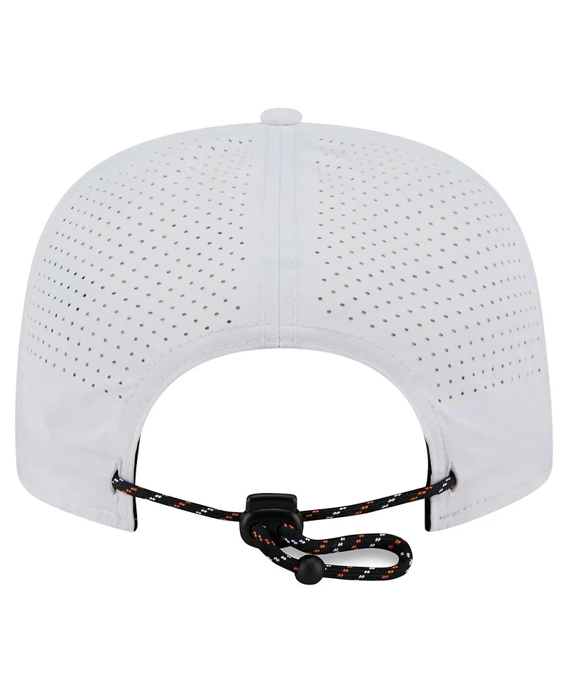 New Era Men's White Houston Astros Perforated Golfer Snapback Hat