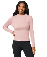 Melissa Paige Women's Mock-Neck Rib-Knit Sweater