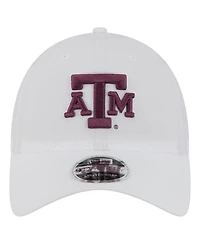 New Era Men's White Texas A M Aggies Active Ripstop 9TWENTY Adjustable Hat