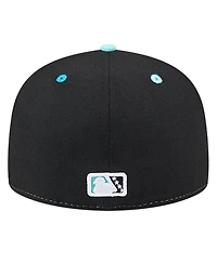 New Era Men's White Hickory Crawdads Copa de la Diversion 59FIFTY Fitted Hat