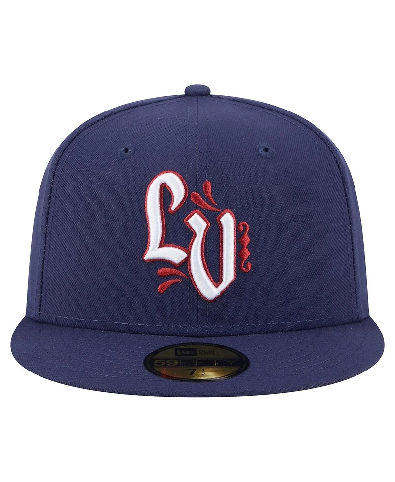 New Era Men's Blue Lehigh Valley IronPigs Authentic Collection 59FIFTY Fitted Hat