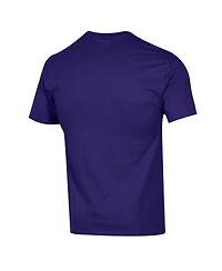 Champion Men's Purple Clemson Tigers Arch Over Logo T-Shirt