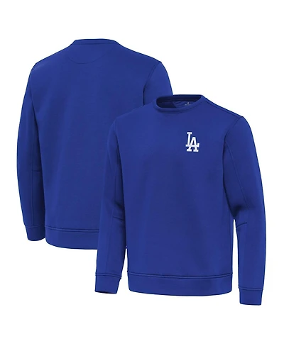 Antigua Men's Royal Los Angeles Dodgers Relevant Lightweight Pullover Sweatshirt