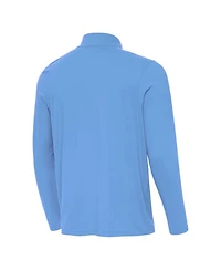 Antigua Men's Powder Blue Cincinnati Reds Intent Quarter-Zip Sweatshirt