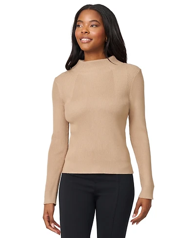 Melissa Paige Women's Mock-Neck Rib-Knit Sweater