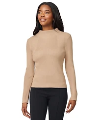Melissa Paige Women's Mock-Neck Rib-Knit Sweater