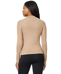 Melissa Paige Women's Mock-Neck Rib-Knit Sweater