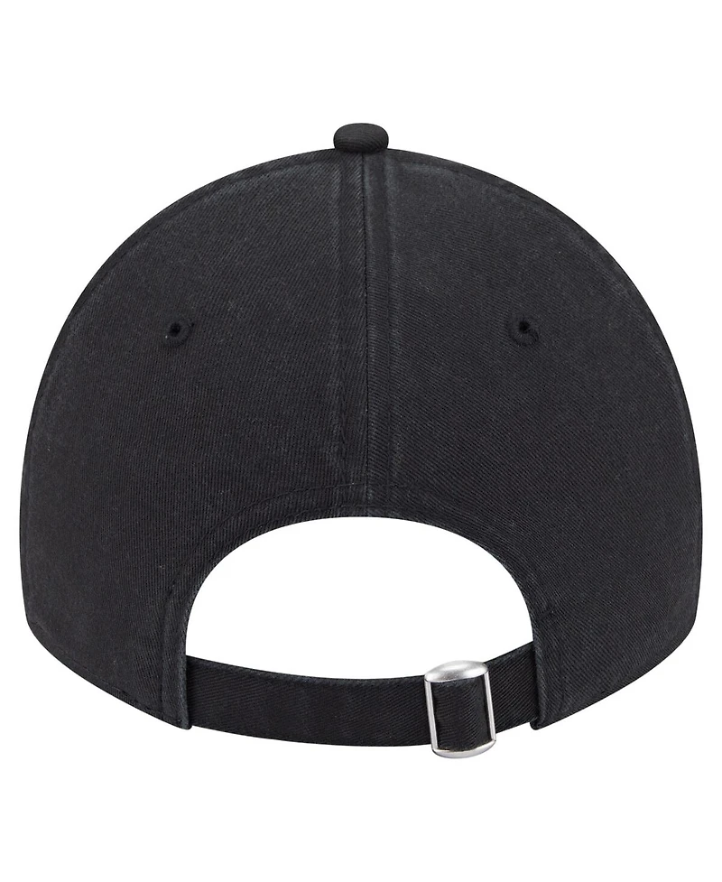 New Era Men's and Women's Black New York Liberty Core Alt Logo 9TWENTY Adjustable Hat