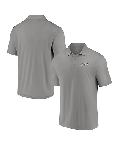 Fanatics Men's Gray Chicago White Sox Component Polo Shirt