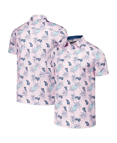 Flomotion Men's Light Pink Wm Phoenix Open Breezy Banks Polo Shirt