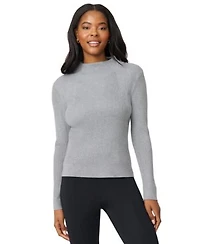 Melissa Paige Womens Mock Neck Rib Knit Sweater Pxs Xl