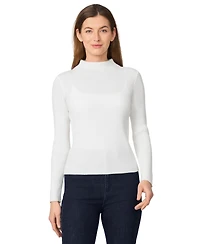Melissa Paige Women's Mock-Neck Rib-Knit Sweater