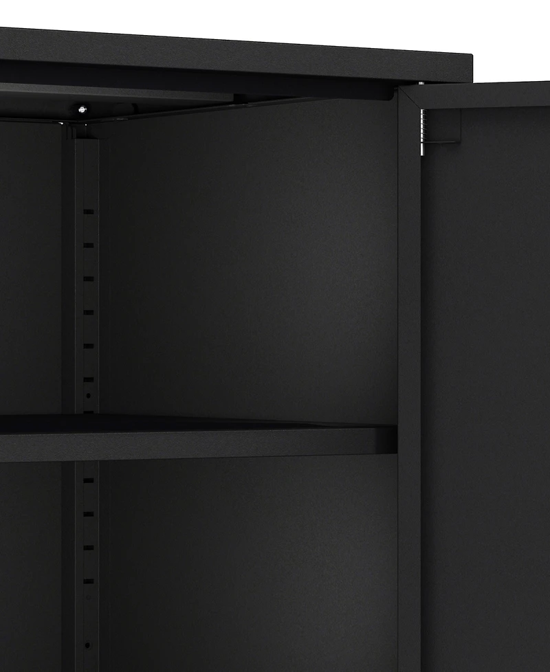 Manhattan Comfort Ava 23.6" Modern 2-Shelf Accent Cabinet