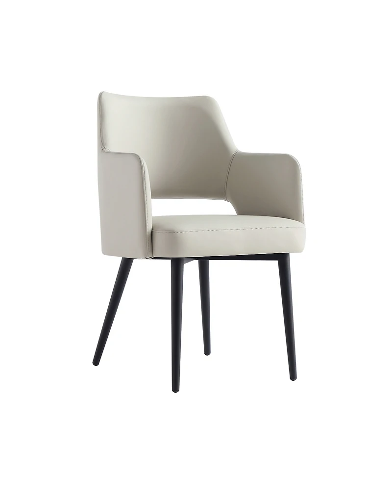 Manhattan Comfort Tremont Leatherette Upholstered Dining Armchair