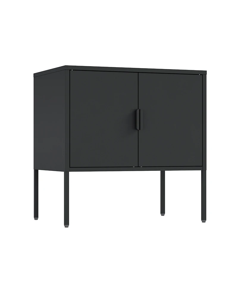 Manhattan Comfort Ava 23.6" Modern 2-Shelf Accent Cabinet