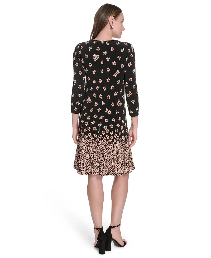 Tommy Hilfiger Petites Jersey Printed Shift Dress