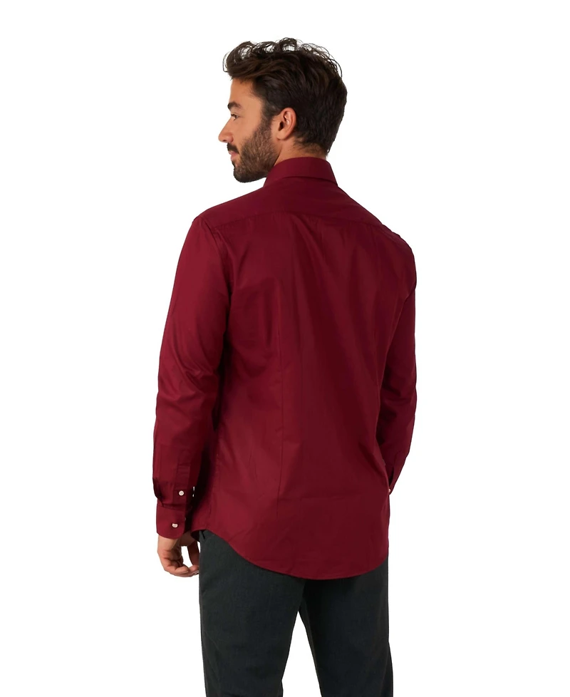 OppoSuits Men's Shirt - Long Sleeved Magic Mint Dress Pastel Green Formal Clothing